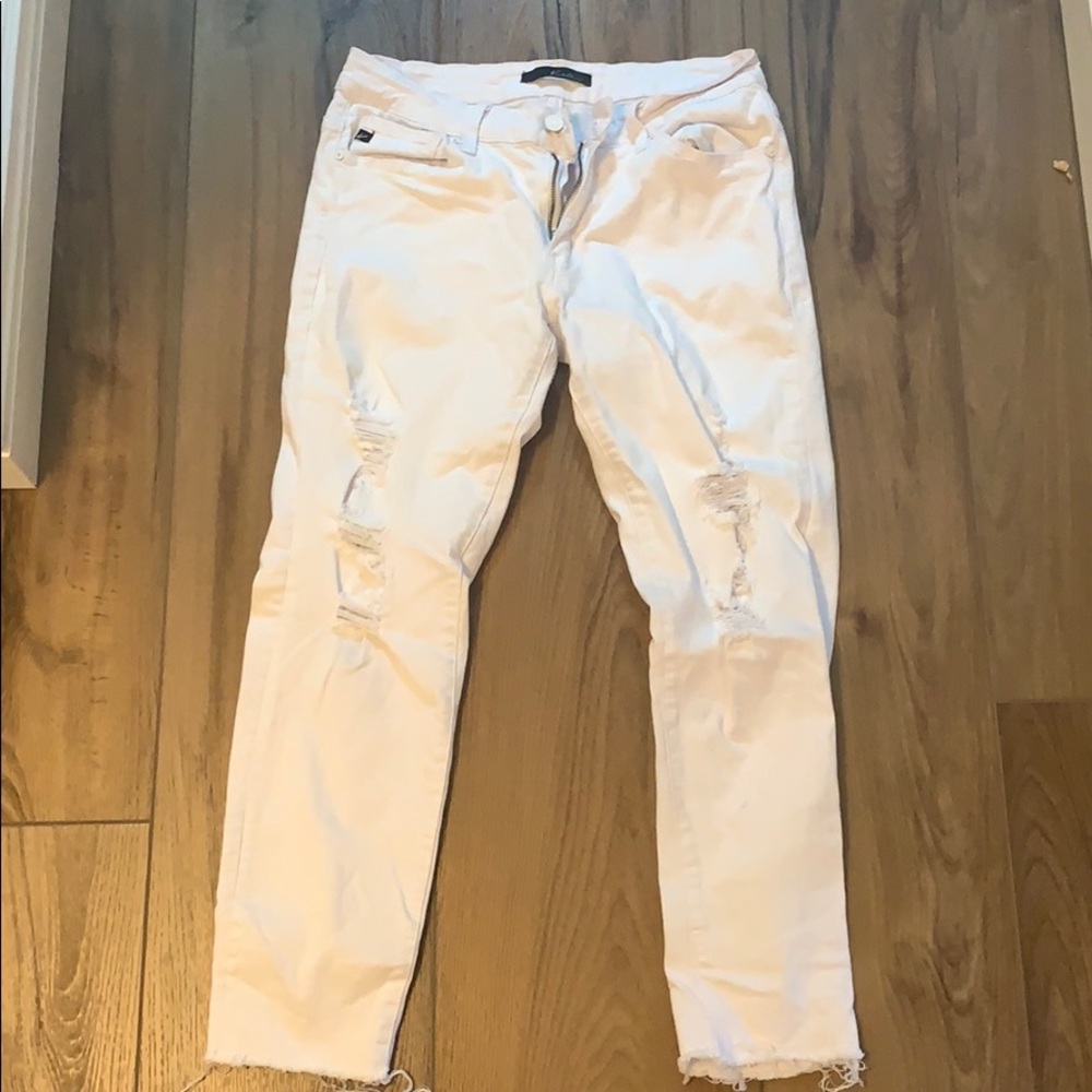 White destroyed KanCan jeans